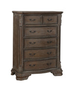 Sheffield Night Stand Antique Grey, Traditional Classic Modern Wood, 3 Drawers - Ella Furniture
