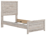 Broachmyn Gray Twin Panel Bed