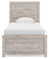 Broachmyn Gray Twin Panel Bed