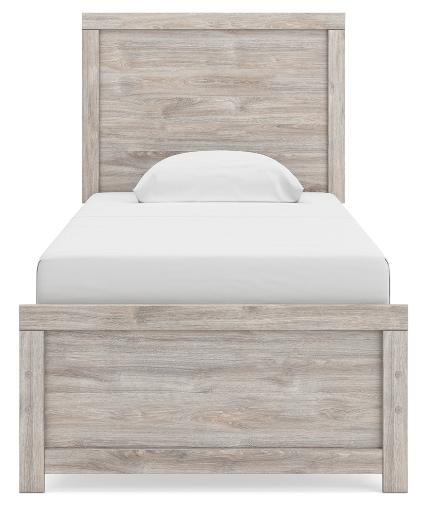 Broachmyn Gray Twin Panel Bed