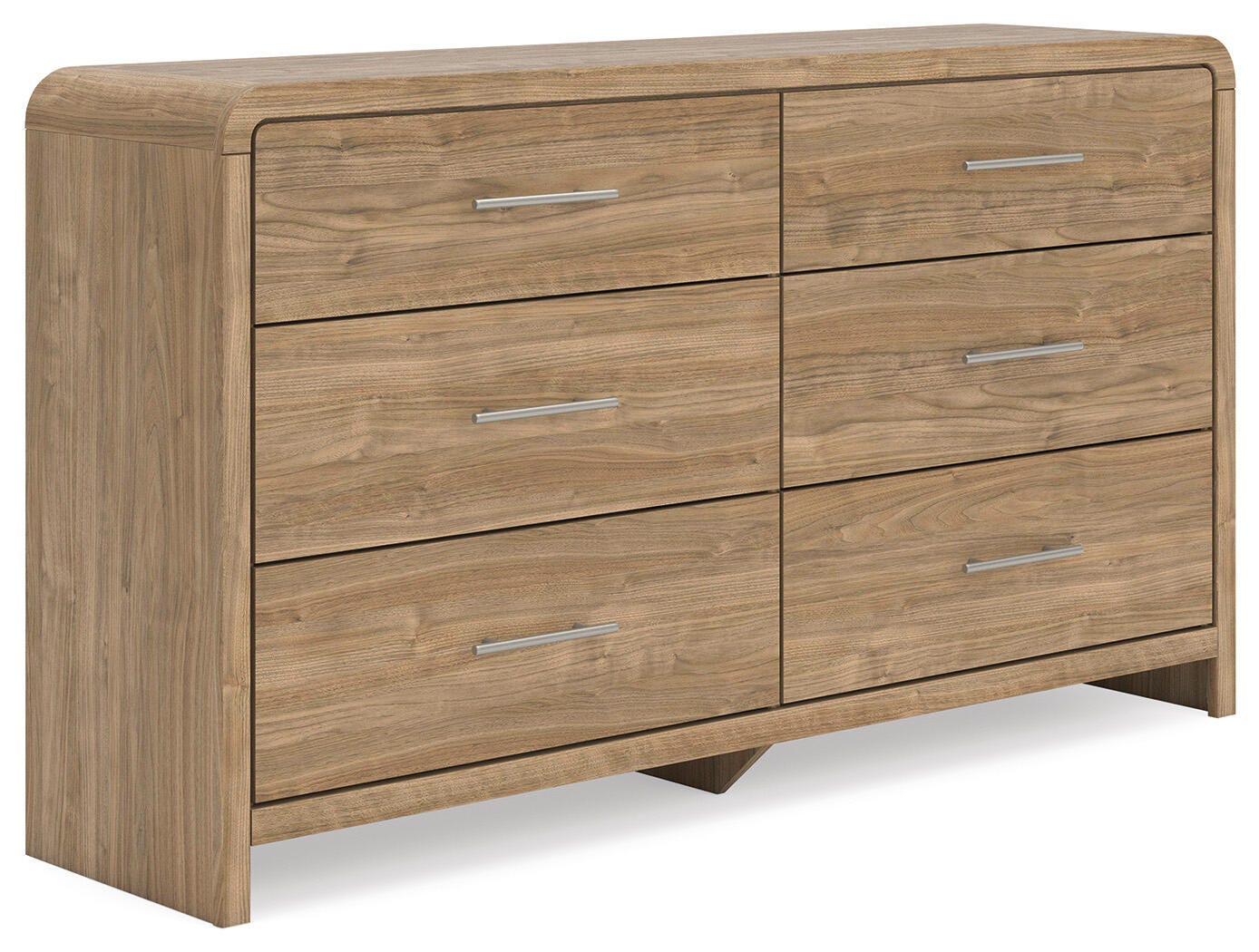 Gramburg Warm Natural Brown Dresser angled view