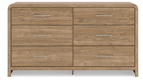 Gramburg Warm Natural Brown Dresser view 6