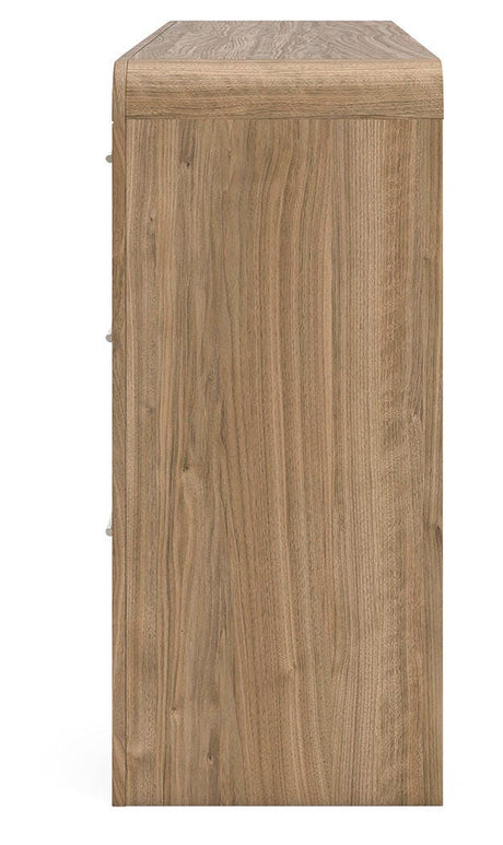 Gramburg Warm Natural Brown Dresser view 3