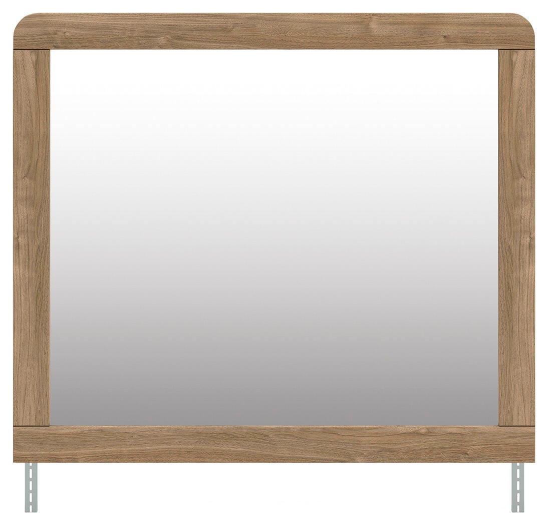 Gramburg Warm Natural Brown Bedroom Mirror view 2