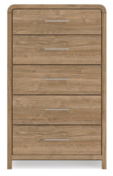 Gramburg Warm Natural Brown Chest of Drawers view 6