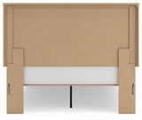 Gramburg Warm Natural Brown Queen Panel Platform Bed view 8