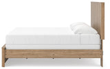 Gramburg Warm Natural Brown King Panel Bed view 4