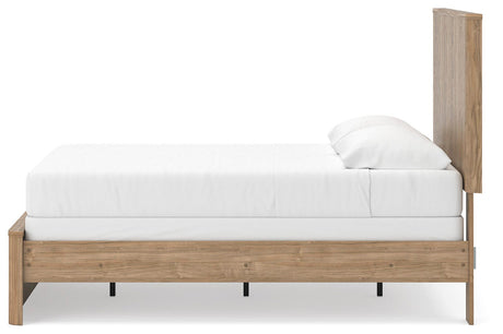 Gramburg Warm Natural Brown Full Panel Bed view 4