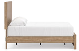 Gramburg Warm Natural Brown Full Panel Platform Bed view 9