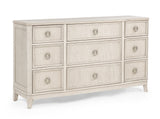 Napoli Cream Upholstered Panel Bedroom Set view 8