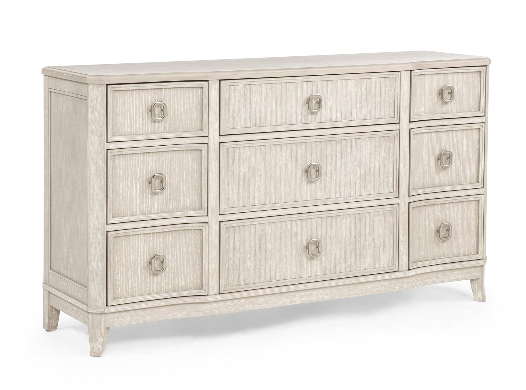 Napoli Cream Upholstered Panel Bedroom Set view 8