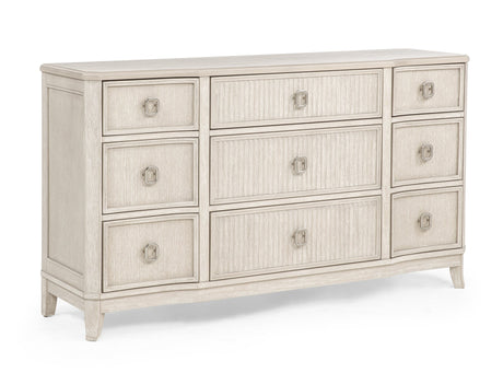 Napoli Cream Dresser and Mirror view 3