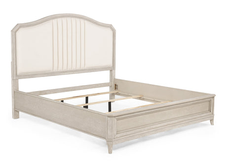 Napoli Cream Upholstered Panel Bedroom Set view 3