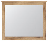 Makidern Tan Bedroom Mirror