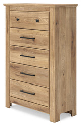 Makidern Tan Chest of Drawers