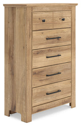 Makidern Tan Chest of Drawers