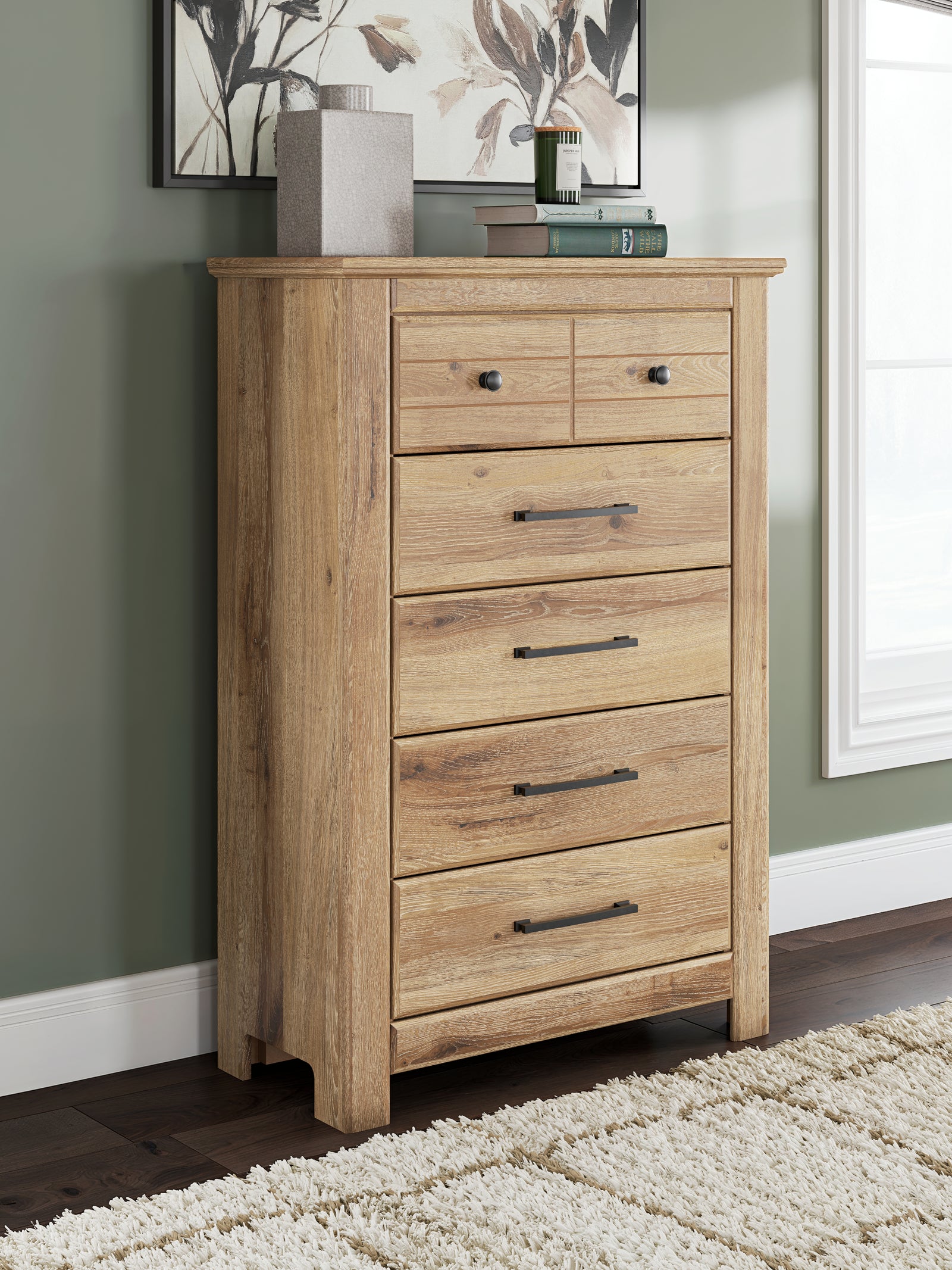 Makidern Tan Chest of Drawers