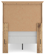 Makidern Tan Twin Panel Bed