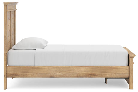Makidern Tan Twin Panel Storage Bed view 9