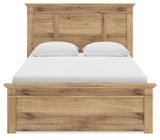 Makidern Tan Queen Panel Storage Bed view 8