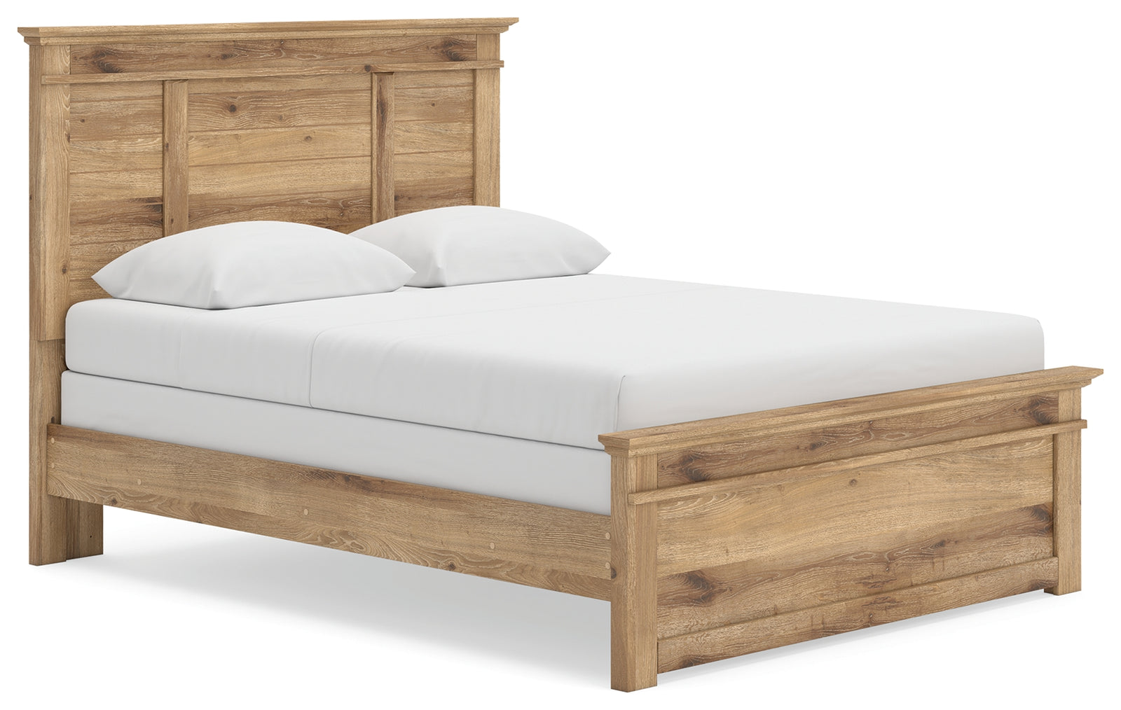 Makidern Tan Queen Panel Bed