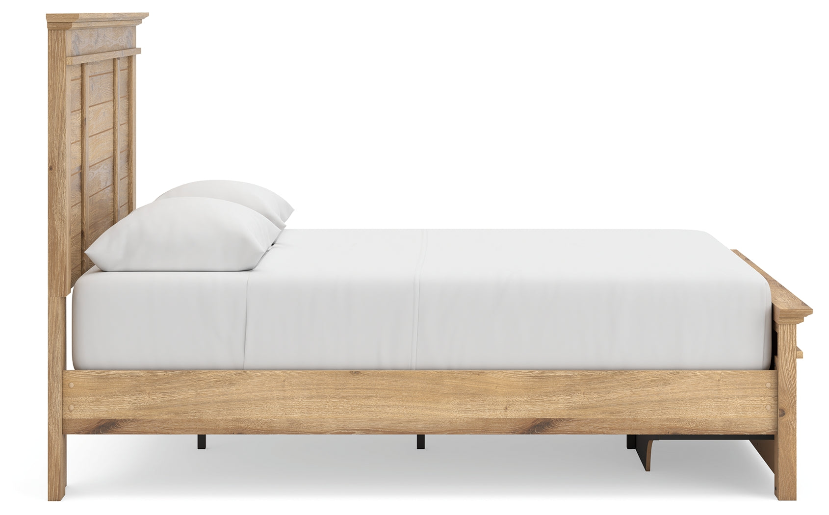 Makidern Tan Queen Panel Storage Bed