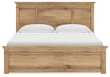 Makidern Tan King Panel Storage Bed view 7