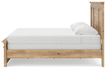 Makidern Tan King Panel Bed