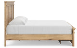Makidern Tan King Panel Storage Bed view 9