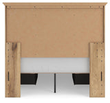 Makidern Tan Full Panel Storage Bed view 9