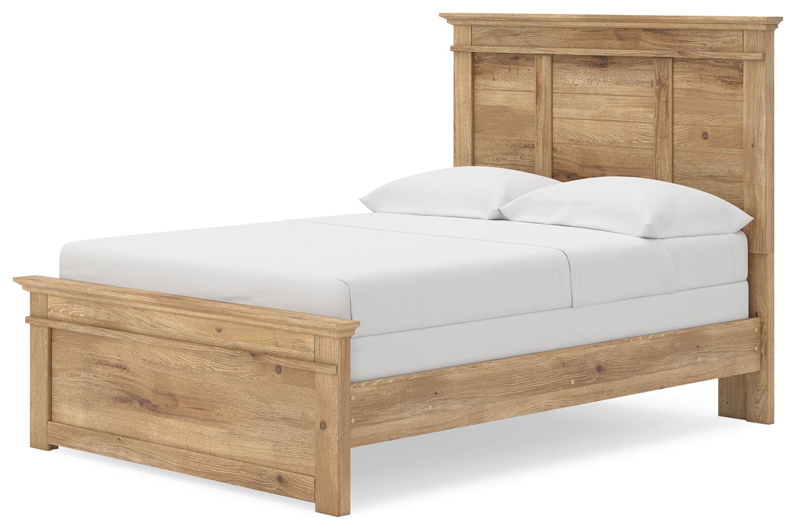 Makidern Tan Full Panel Bed