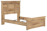 Makidern Tan Full Panel Bed