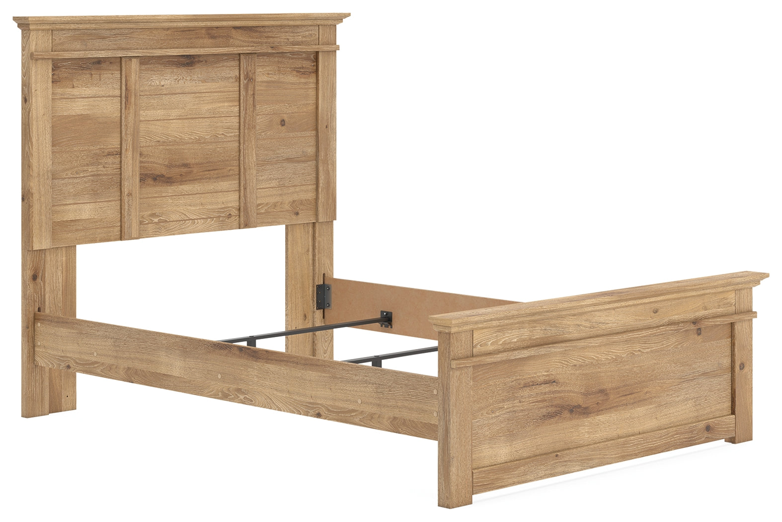 Makidern Tan Full Panel Bed