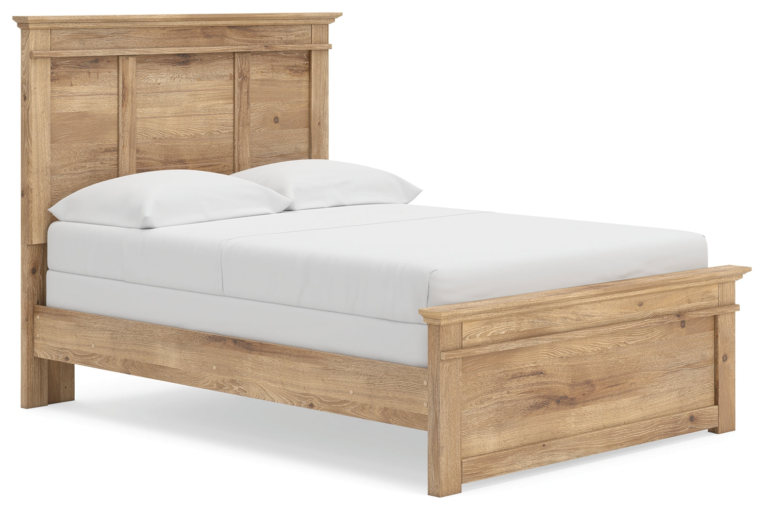 Makidern Tan Full Panel Bed