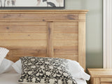 Makidern Tan Full Panel Bed