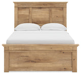 Makidern Tan Full Panel Storage Bed