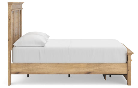 Makidern Tan Full Panel Storage Bed view 9
