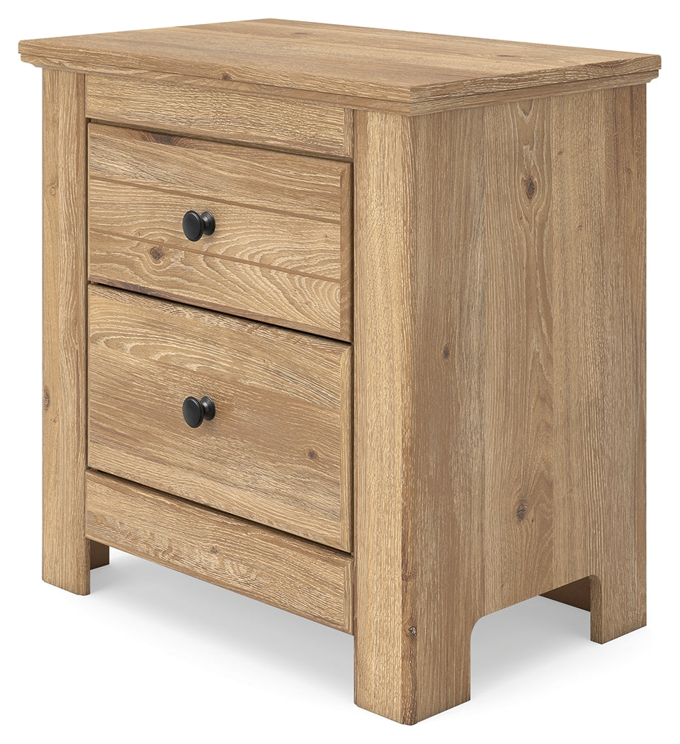 Makidern Tan Nightstand