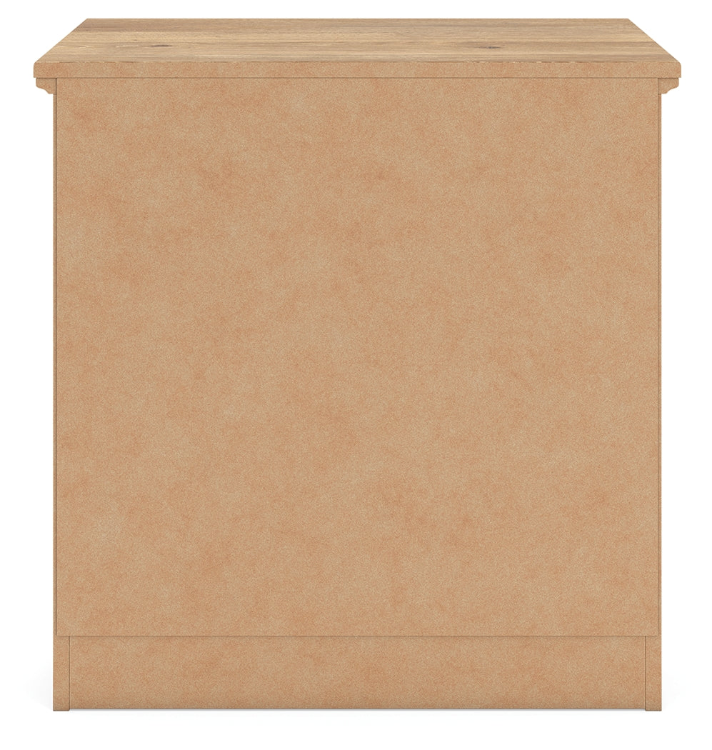 Makidern Tan Nightstand