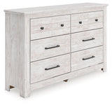 Makidern Whitewash Dresser