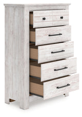 Makidern Whitewash Chest of Drawers