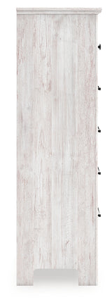 Makidern Whitewash Chest of Drawers
