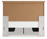 Makidern Whitewash Queen Panel Storage Bed