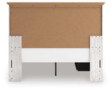 Makidern Whitewash Queen Panel Storage Bed view 6