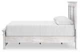 Makidern Whitewash Queen Panel Storage Bed view 2