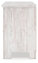 Makidern Whitewash Nightstand