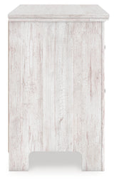 Makidern Whitewash Nightstand