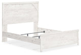 Gerridan White/Gray Queen Panel Bed - Ella Furniture