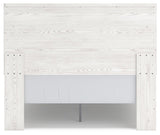 Gerridan White/Gray Queen Panel Bed - Ella Furniture