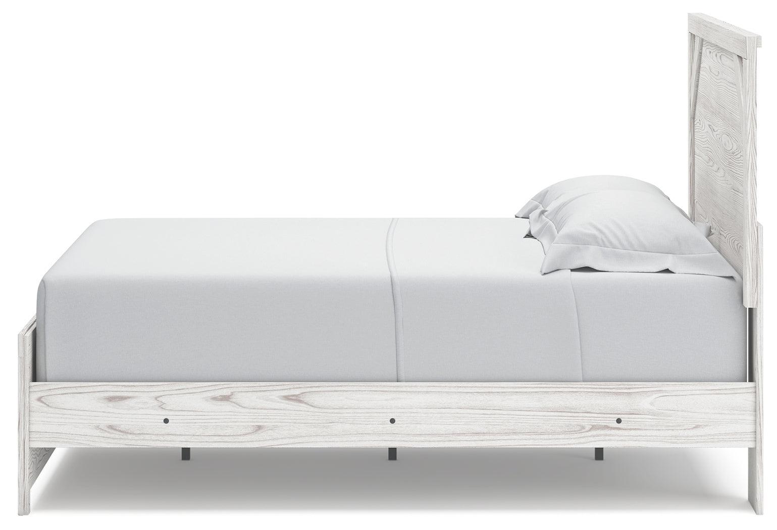Gerridan White/Gray Queen Panel Bed - Ella Furniture